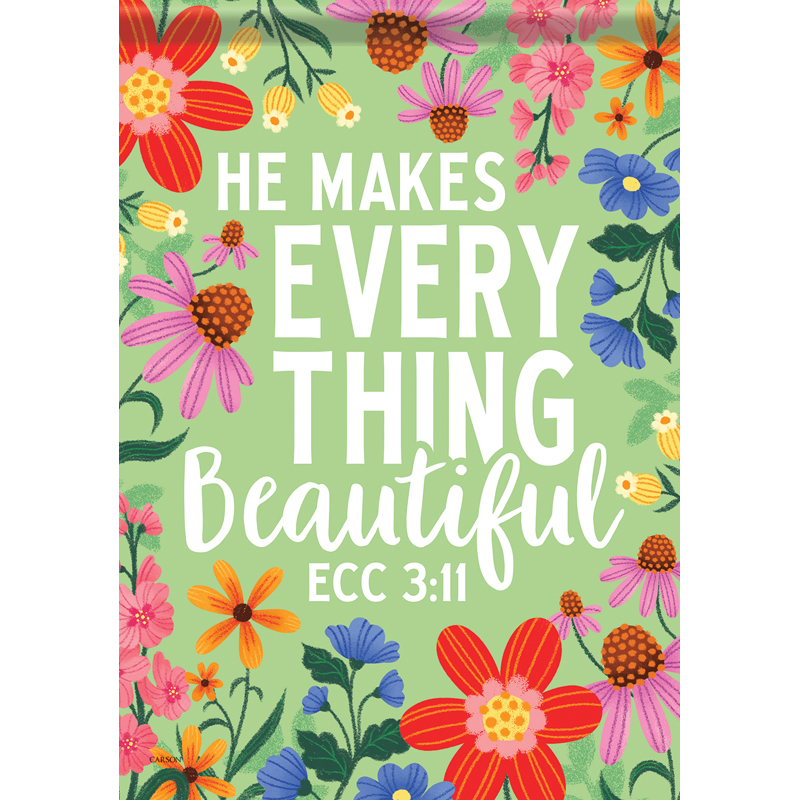 "Everything Beautiful" Dura Soft™ Garden Flag