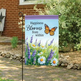 "Butterfly Blooms" Dura Soft™ Garden Flag - Garden 13 x 18