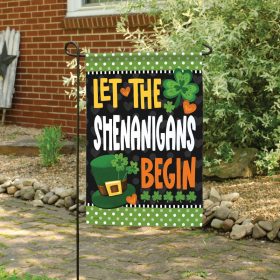 "Shenanigans" Dura Soft™ Garden Flag - Garden 13 x 18