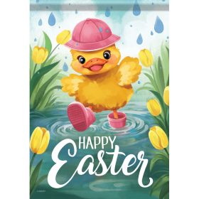 "Happy Easter" Dura Soft™ Garden Flag - Garden 13 x 18
