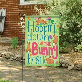 "Hoppin Down" Dura Soft™ Garden Flag - Garden 13 x 18