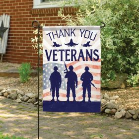 "Veterans" Dura Soft™ Garden Flag - Garden 13 x 18