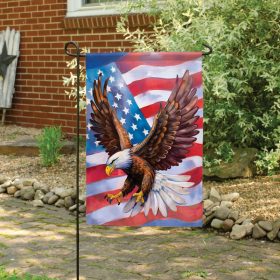 "Eagle" Dura Soft™ Garden Flag - Garden 13 x 18