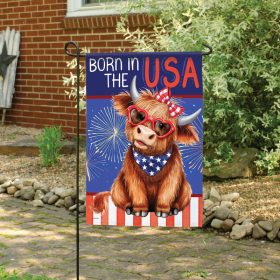 "USA Highland" Dura Soft™ Garden Flag - Garden 13 x 18