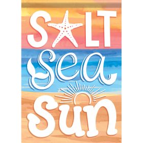 "Salt, Sea Sun™ Garden Flag - Garden 13 x 18