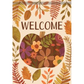 "Pumpkin Floral" Garden Durasoft™ Flag - Garden 12.5 x 18