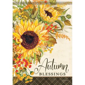"Autumn Sunflower" Garden Durasoft™ Flag - Garden 12.5 x 18