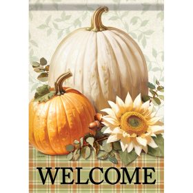"Sage Pumpkins" Garden Durasoft™ Flag - Garden 12.5 x 18