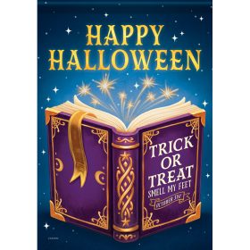 "Magical Treat Book" Garden Durasoft™ Flag - Garden 12.5 x 18