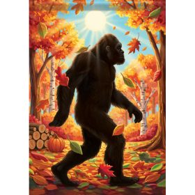 "Fall Bigfoot" Garden Durasoft™ Flag - Garden 12.5 x 18
