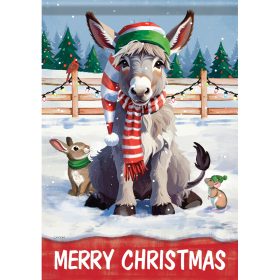 "Donkey & Friends Garden Durasoft™ Flag - Garden 12.5 x 18