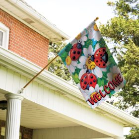 "Ladybug Friends" Dura Soft™ Flag - Large 28 x 40