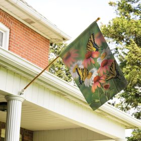 "Yellow Tiger Swallowtail" Dura Soft™ Flag - Large 28 x 40
