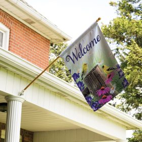 "Goldfinch Meadow" Dura Soft™ Flag - Large 28 x 40