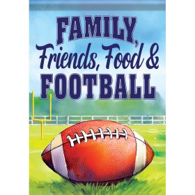 "Football" Dura Soft™ Flag - Large 28 x 40