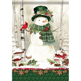 "Mushroom Snowman"  Durasoft™ Flag - Large 28 x 40