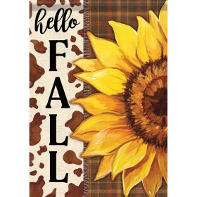 "Cow Sunflower"  Durasoft™ Flag - Large 28 x 40