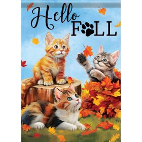 "Welcome Pups"  Durasoft™ Flag - Large 28 x 40