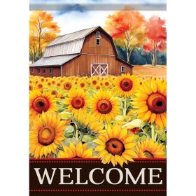 "Sunflower Field"  Durasoft™ Flag - Large 28 x 40