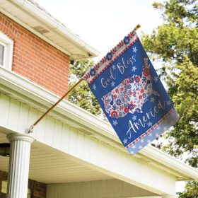 "Map of America" Dura Soft™ Garden Flag - Large 28 x 40