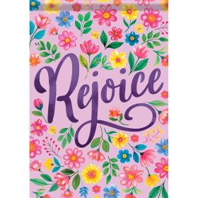 "Rejoice" Dura Soft™ Garden Flag - Large 28 x 40