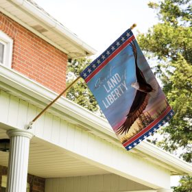 "Patriotic Flight" Dura Soft™ Garden Flag - Large 28 x 40
