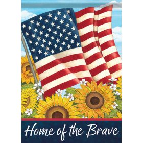 "American Sunflower" Dura Soft™ Garden Flag - Large 28 x 40