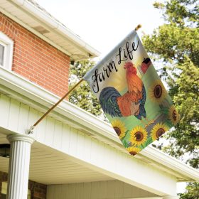 "Morning Calling" Dura Soft™ Garden Flag - Large 28 x 40