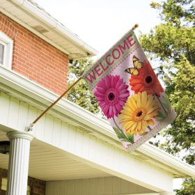 "Bright Gerberas" Dura Soft™ Garden Flag - Large 28 x 40