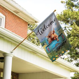 "Highland Truck" Dura Soft™ Garden Flag - Large 28 x 40