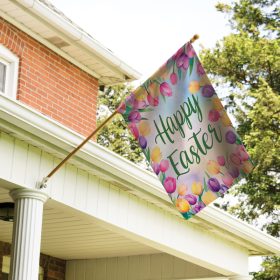 "Easter Tulips" Dura Soft™ Garden Flag - Large 28 x 40