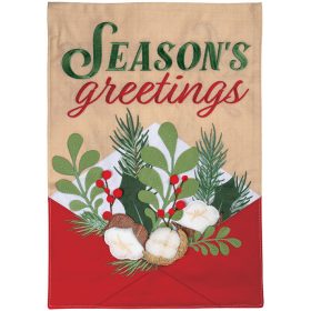 "Christmas" Double Applique Garden Flag