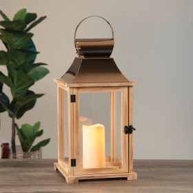 Natural/Copper Lantern
