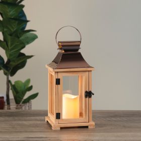 Natural/Copper Lantern