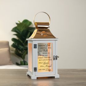 "Walk Beside Us" Memorial Lantern