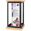 "Memories Become Treasures" Framed Cylinder Lantern