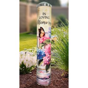 Loving Memory -  Memorial Pole with Stake