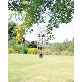 "In Our Hearts" 35" Stained Glass Sonnet Chime
