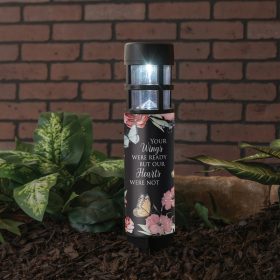 Wings Were Ready -  Memorial Solar Stake Light