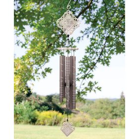 35" "In Angels' Arms" Vintage White Chime