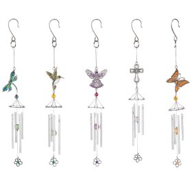 20 Piece Pewterworks Crystal Chime Assortment