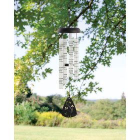 "Listen to the Wind" 21" Cream Sonnet Chime