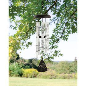 "Arms of Angels" 30" Cream Sonnet Chime