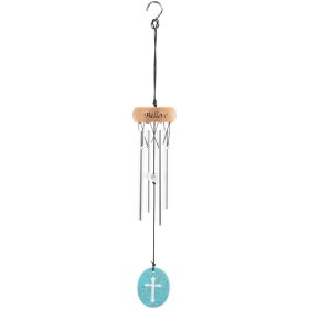 Mini Stone chime "Believe - Cross"