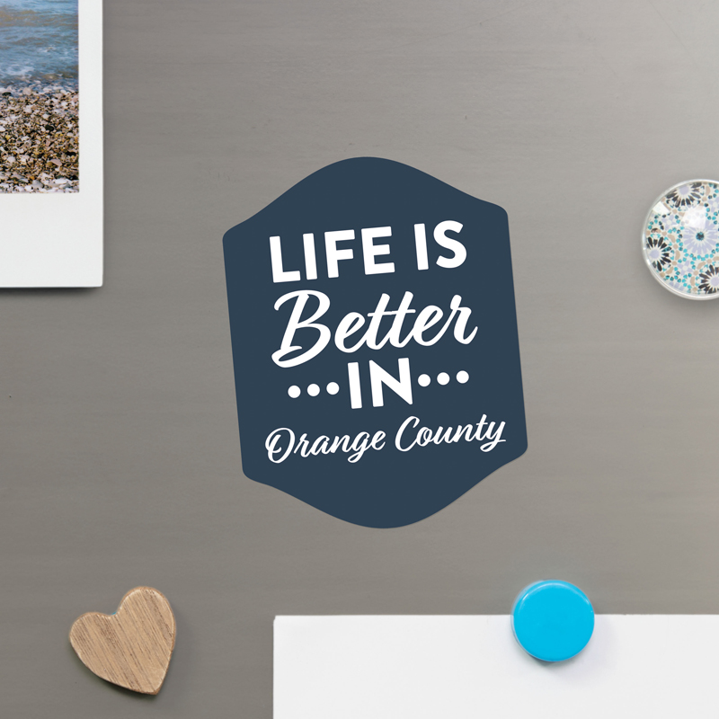 LIFE IS BETTER IN – Mini Shaped Magnet