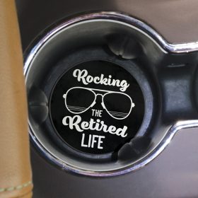 Retired Life Car Coaster