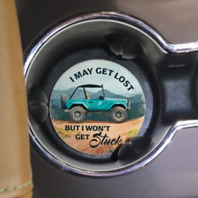 Won't Get Car Coaster