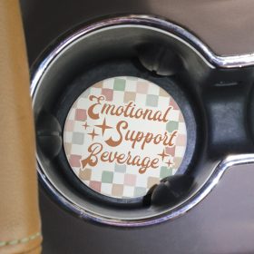 "Emotional Support" Car Coaster -bulk