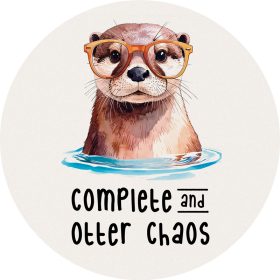 "Otter" Round Car Coaster - Bulk