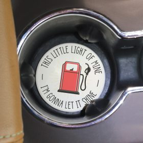 "Light Of Mine" Round Car Coaster - Bulk